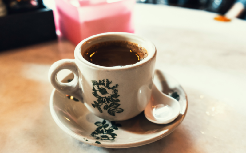 Cup of kopi (coffee)