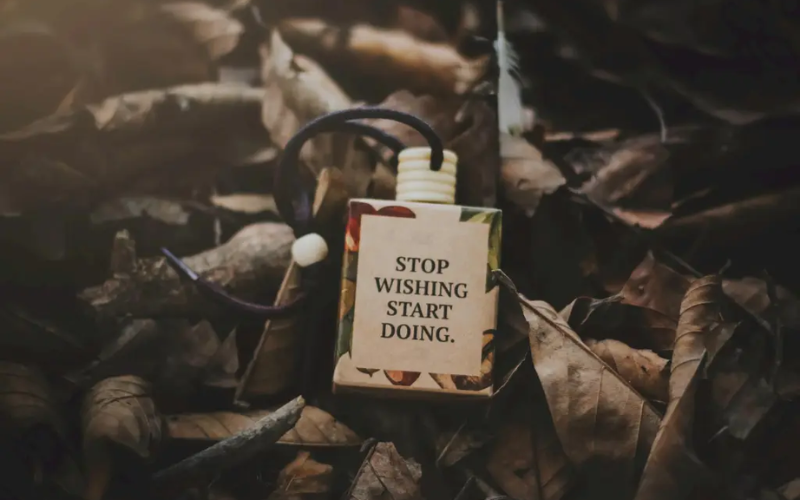 Car perfume bottle with message