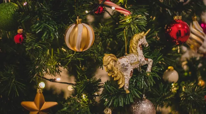 Christmas tree with decorations