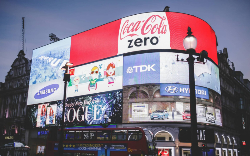 A mall with a lot of merchant storefronts