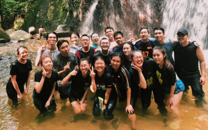 A trip to Pisang Waterfall in August 2020