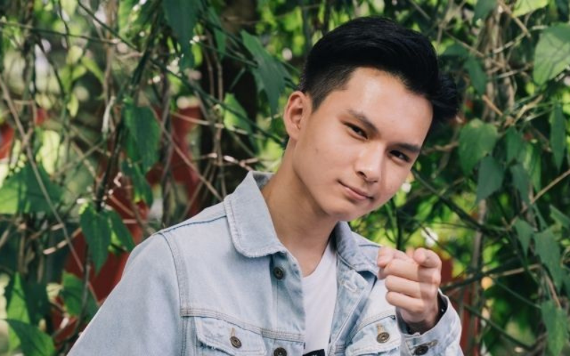 A guy taking picture