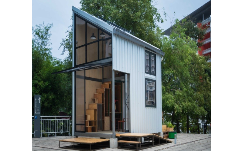 double story microhouse