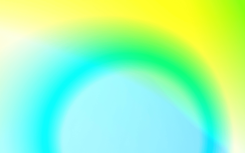 blue green and yellow hue