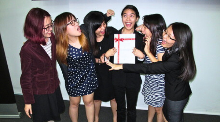 Justin's students got to win a competition. 