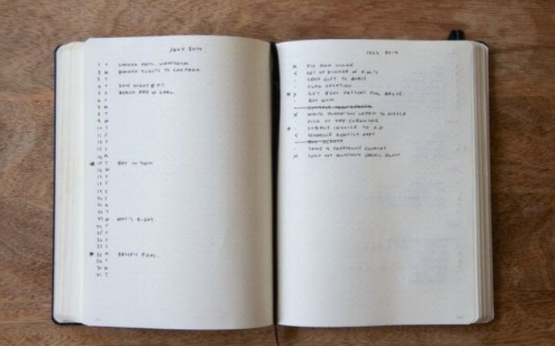 Bullet journaling