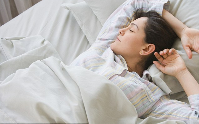 Sleeping Position: The Stargazer