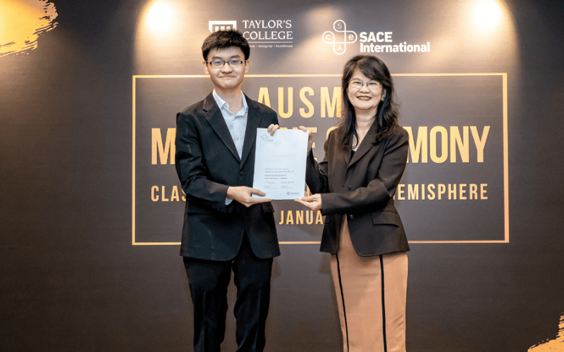 Matthew with Josephine Tan