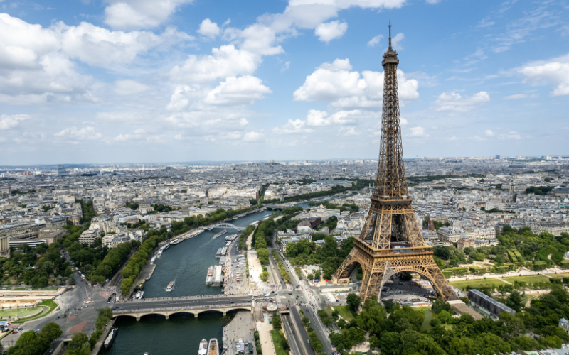 The Seine River, Paris, France