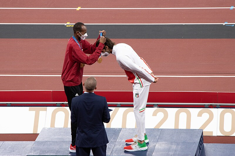 Mutaz Essa Barshim and Gianmarco Tamberi