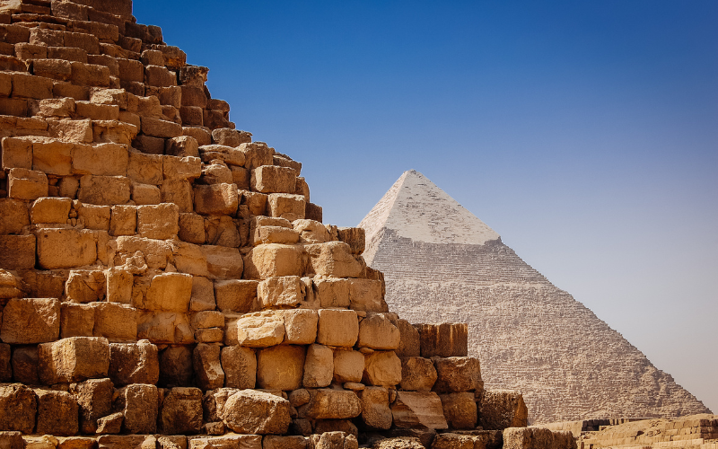 Pyramids of Giza in Egpyt