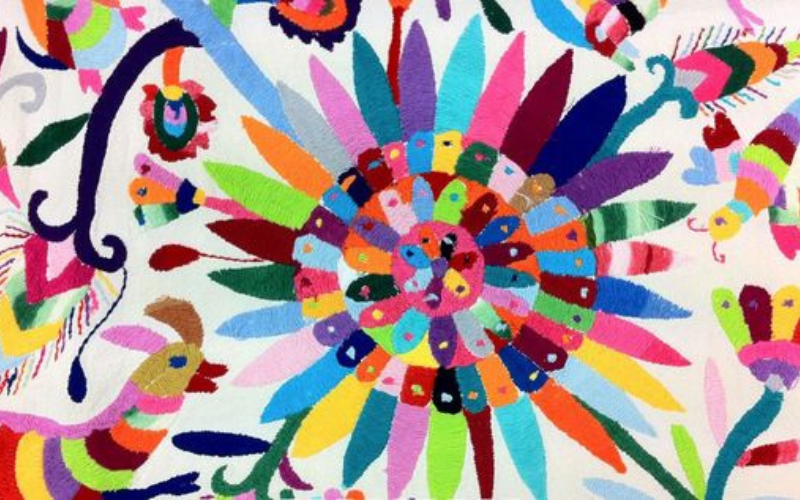 Mexican Tenango embroidery