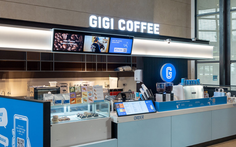 A Gigi Coffee store