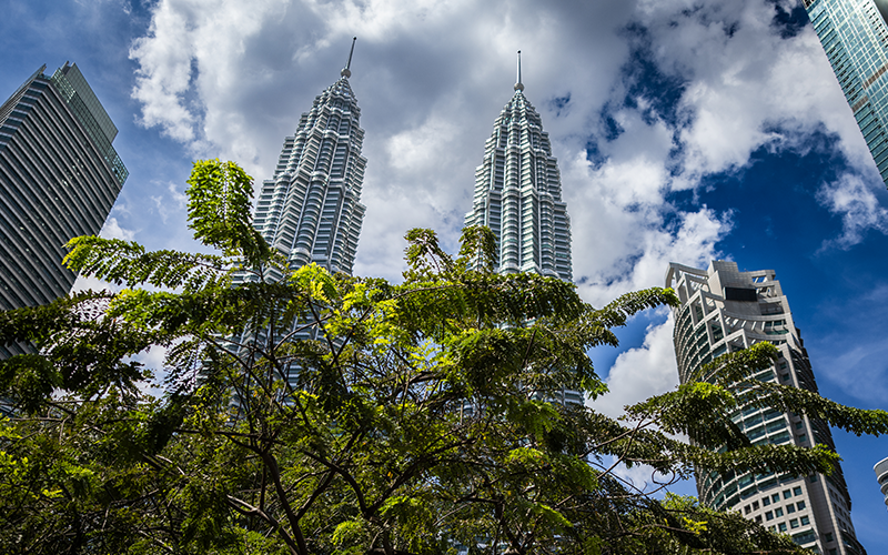Donwtown of Kuala Lumpur