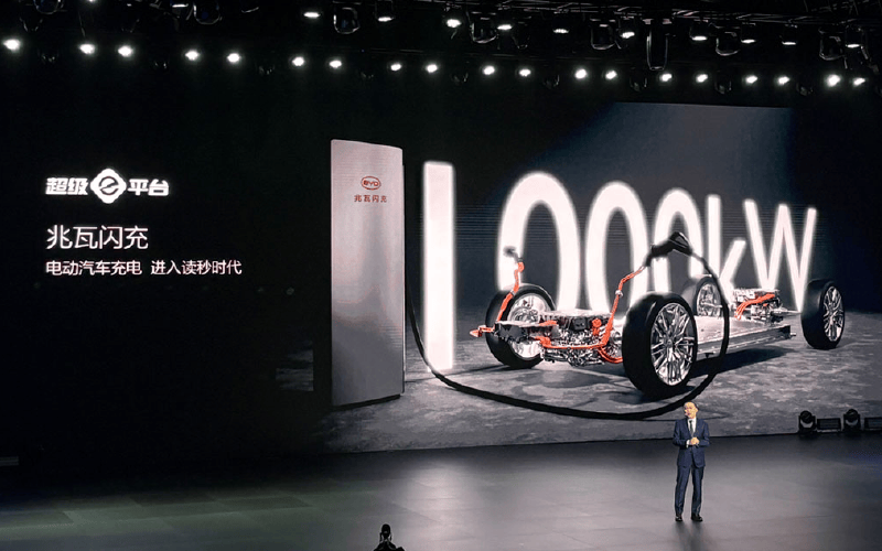 BYD new charging station