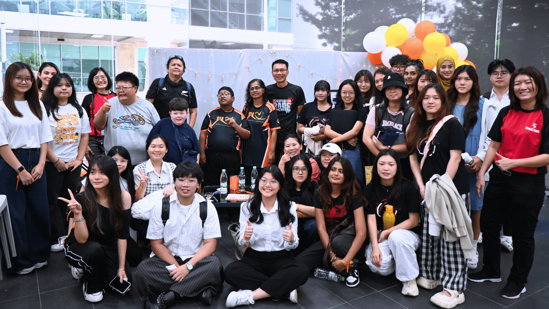 A united moment at Voices for Hope  where Taylor’s students, alumni, and the PWS community stood together to amplify voices and build awareness.