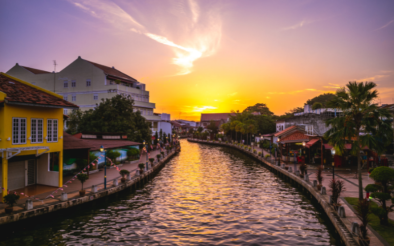 The Malacca River, Malacca, Malaysia
