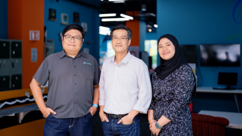 3 lecturers in charge of taylors makerspace