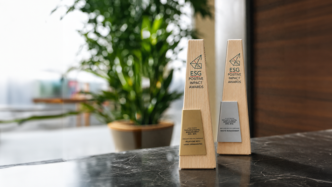 Taylor's Residence Recognised With 2 Awards at ESG Positive Impacts Awards 2025