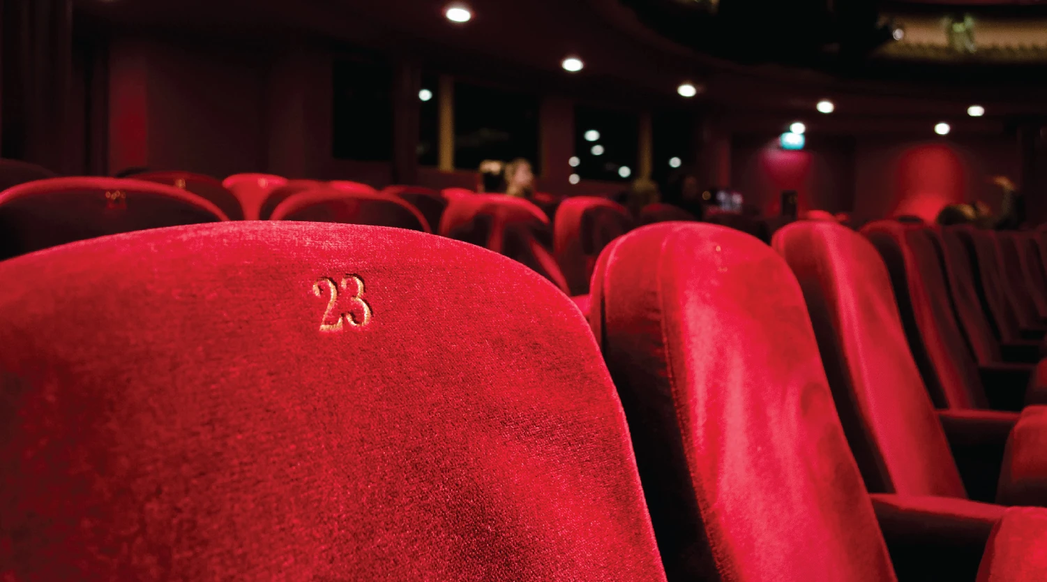 seats arranged in a cinema