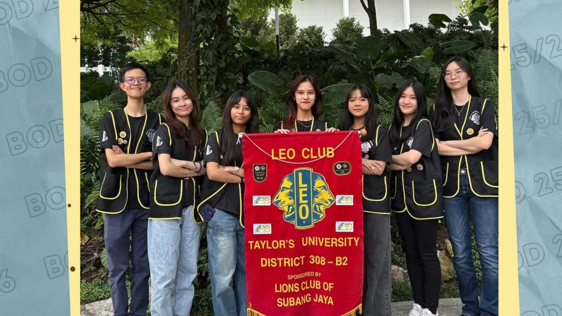 leo club members seated in a lecture hall