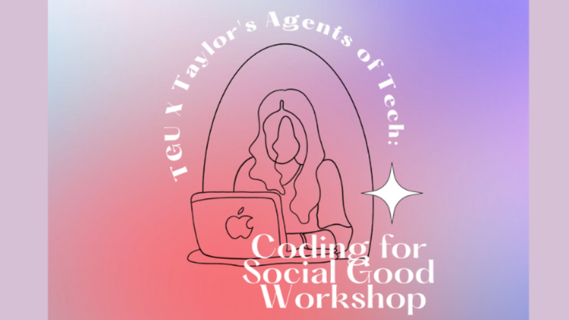 poster of the coding for social good workshop