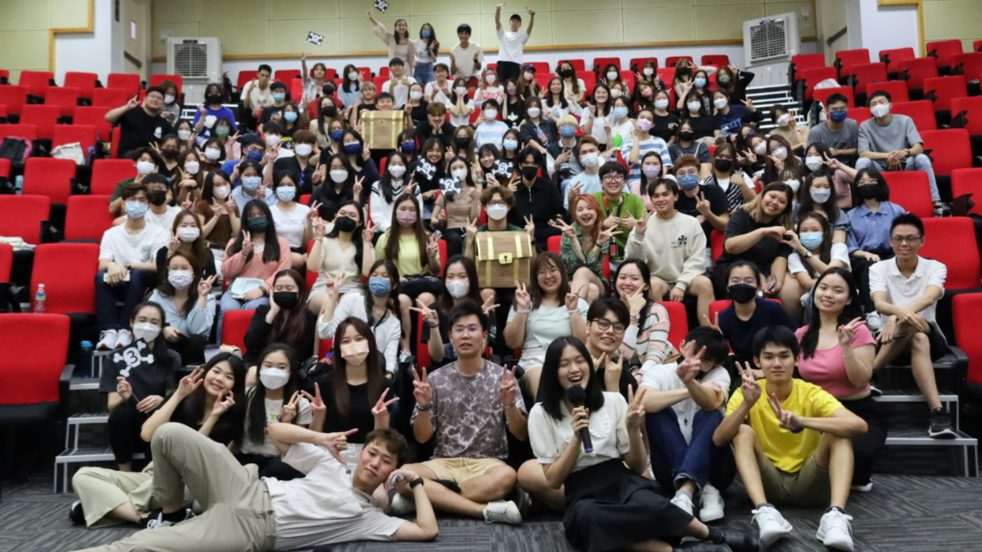 taylors chinese society members after a 30 hour famine event