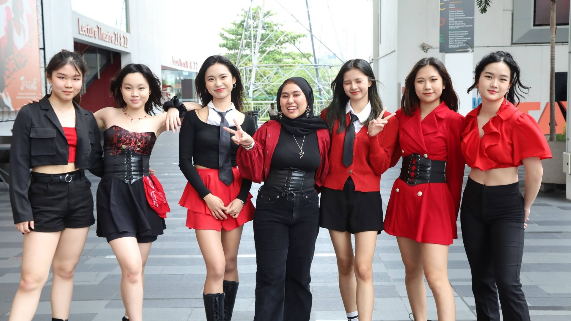 taylors k gen team members after an event 