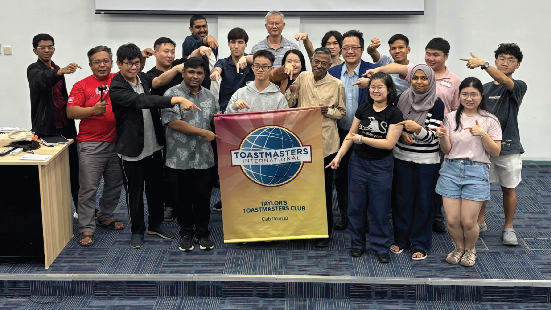 toastmasters club team photo