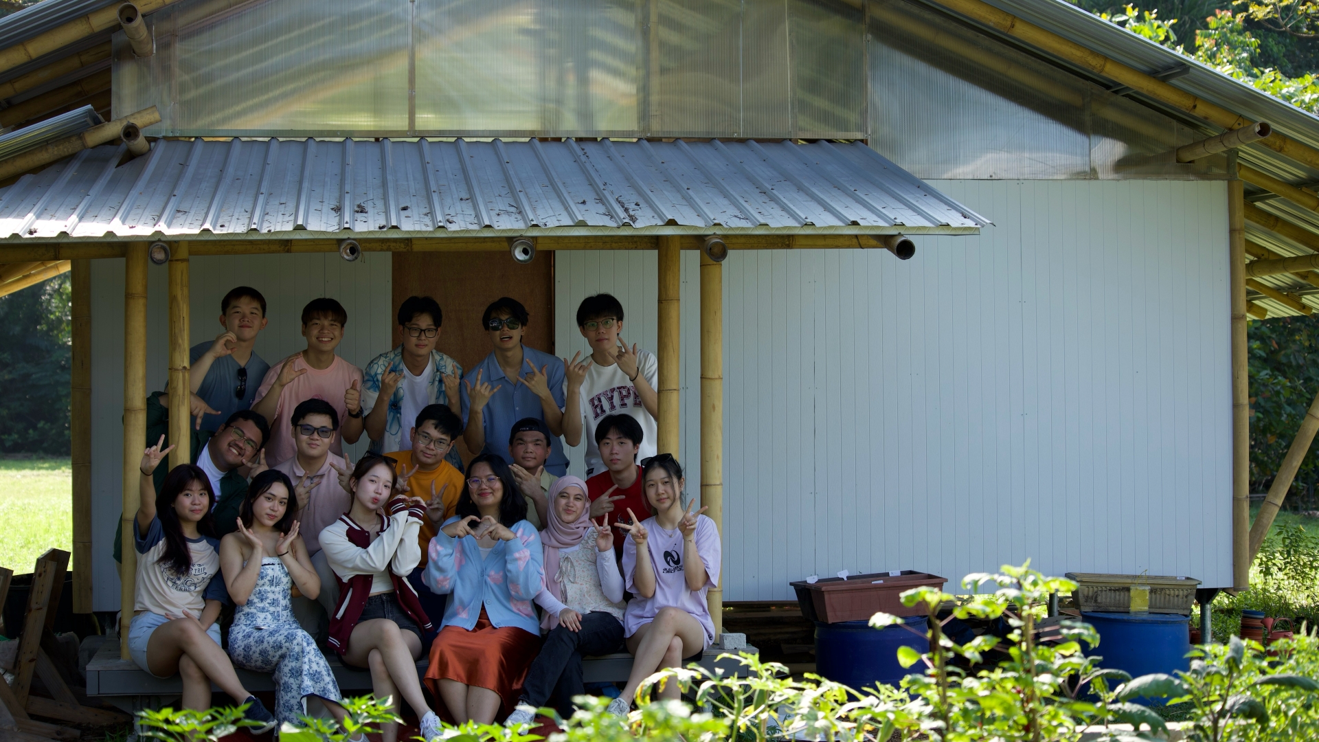 young chef community posing as a group